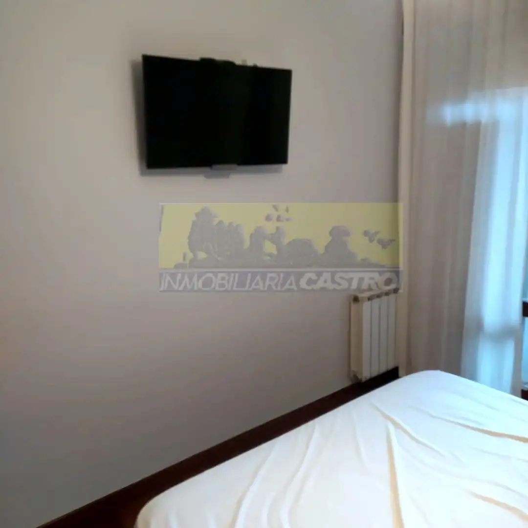 Schlafzimmer von Wohnung zur Miete in Castro-Urdiales mit Heizung, Möbliert und Balkon