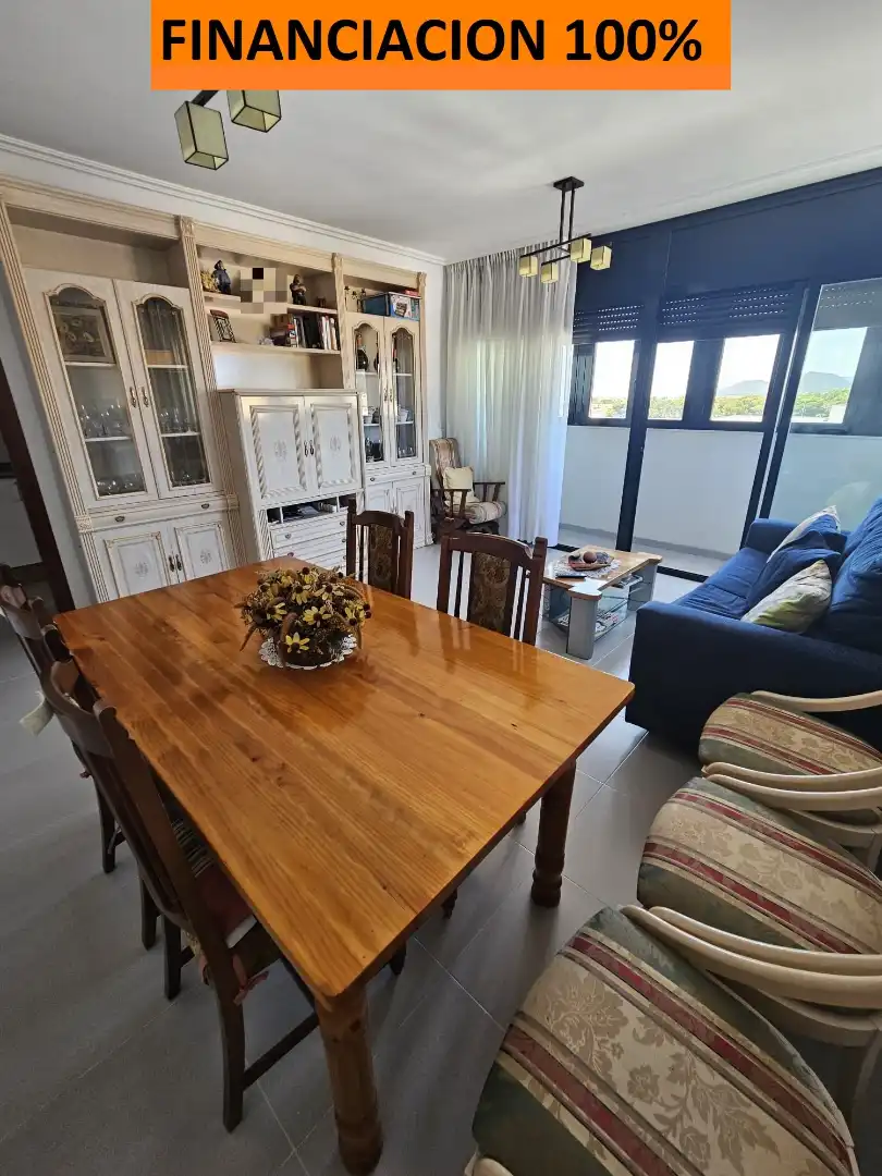 Dining room of Flat for sale in Mont-roig del Camp  with Air Conditioner, Terrace and Furnished
