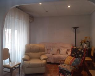 Living room of Single-family semi-detached for sale in Elche / Elx  with Terrace, Storage room and Balcony