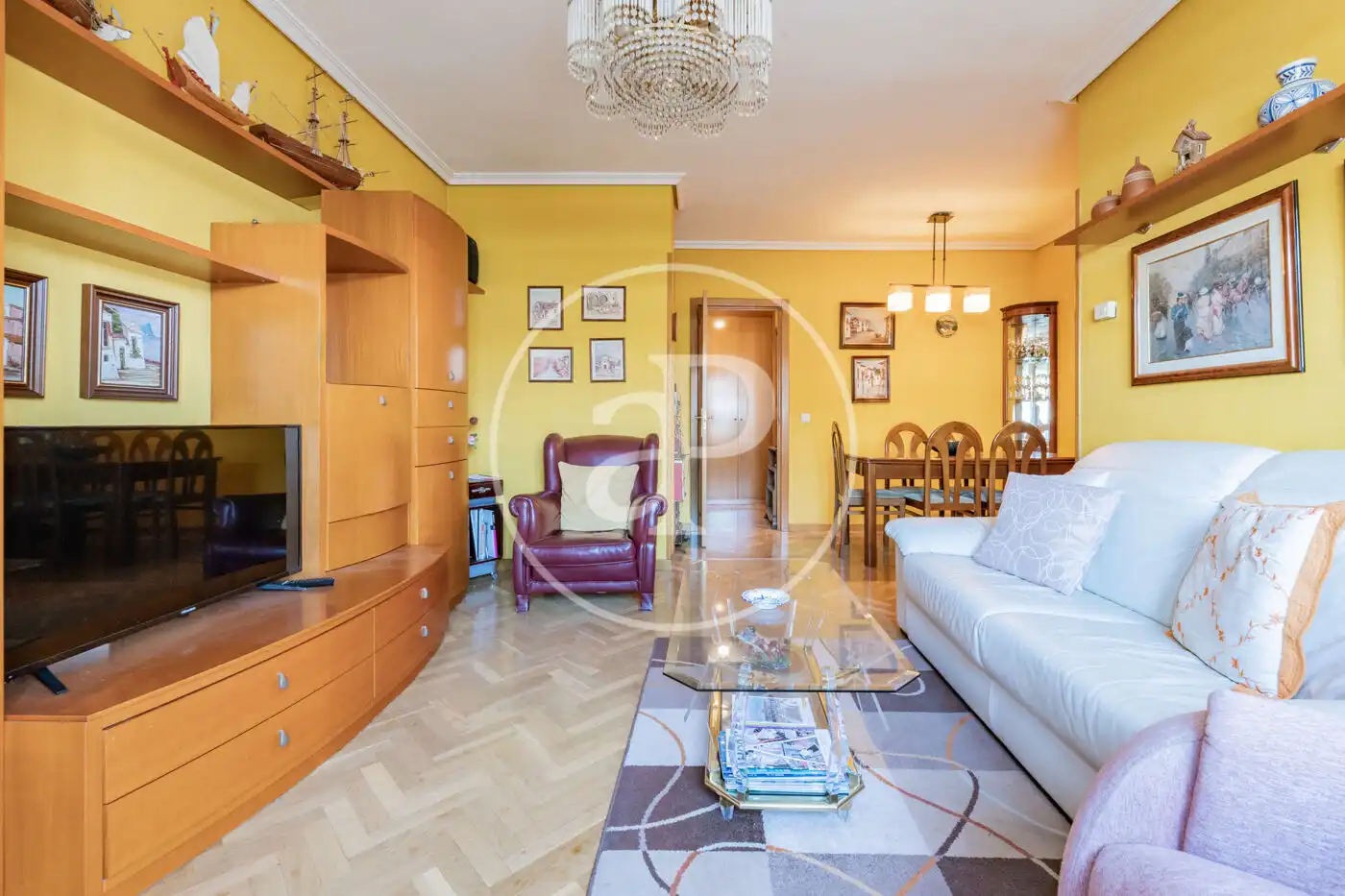 Sala de estar de Piso en venta en Madrid con Aire acondicionado, Calefacción y Jardín privado