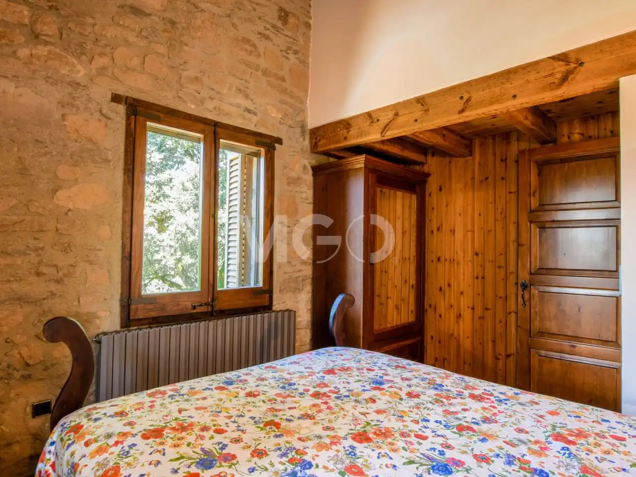 Schlafzimmer von Country house zum Verkauf in Sant Julià de Vilatorta mit Heizung, Privatgarten und Terrasse