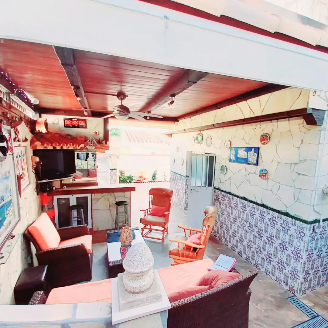 Terraza de Casa o chalet en venta en Rincón de la Victoria con Aire acondicionado, Jardín privado y Terraza