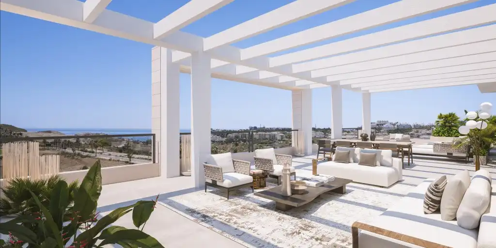 Appartement compact avec piscine à vendre à Mijas pueblo