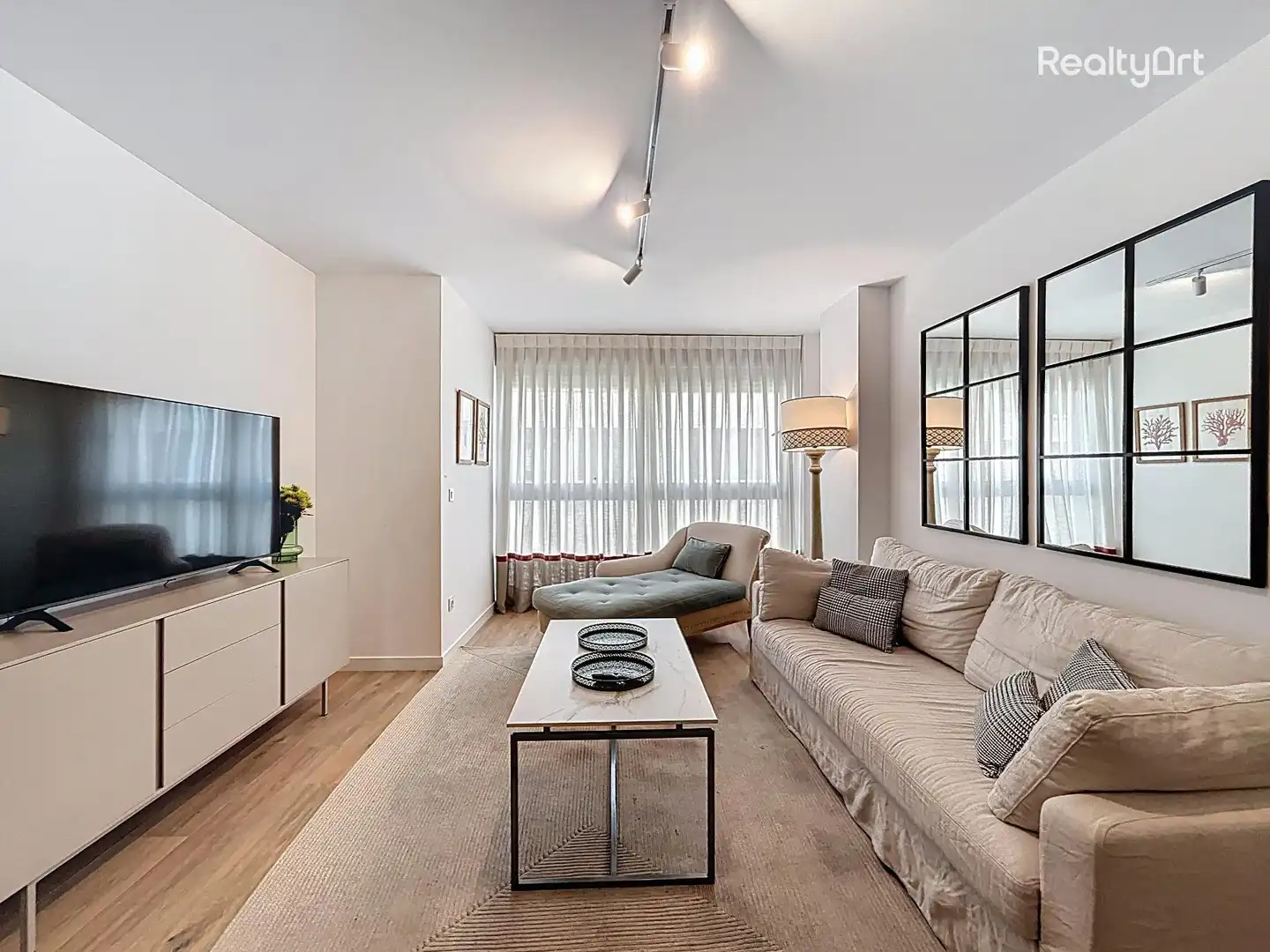 Sala de estar de Piso en venta en  Sevilla Capital con Aire acondicionado y Amueblado