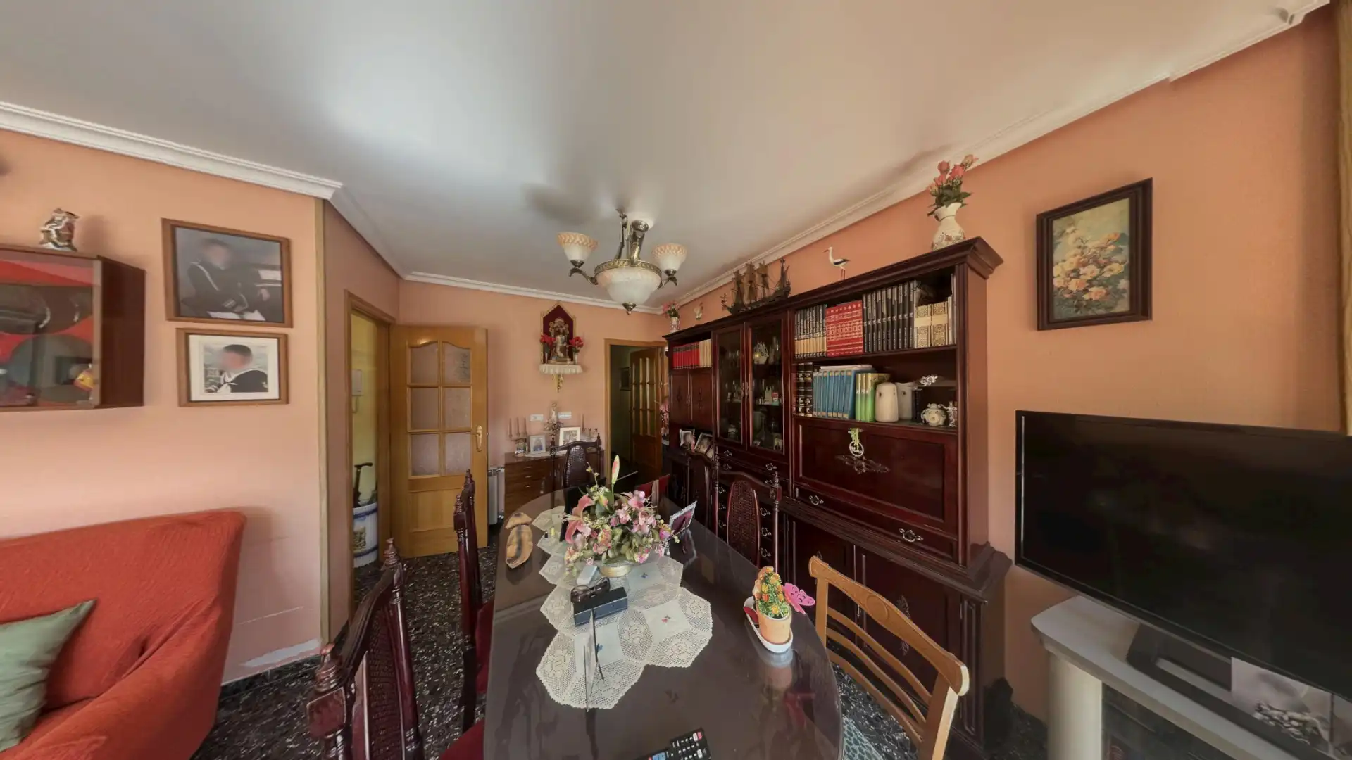 Dining room of Flat for sale in Utiel  with Heating, Furnished and Washing machine