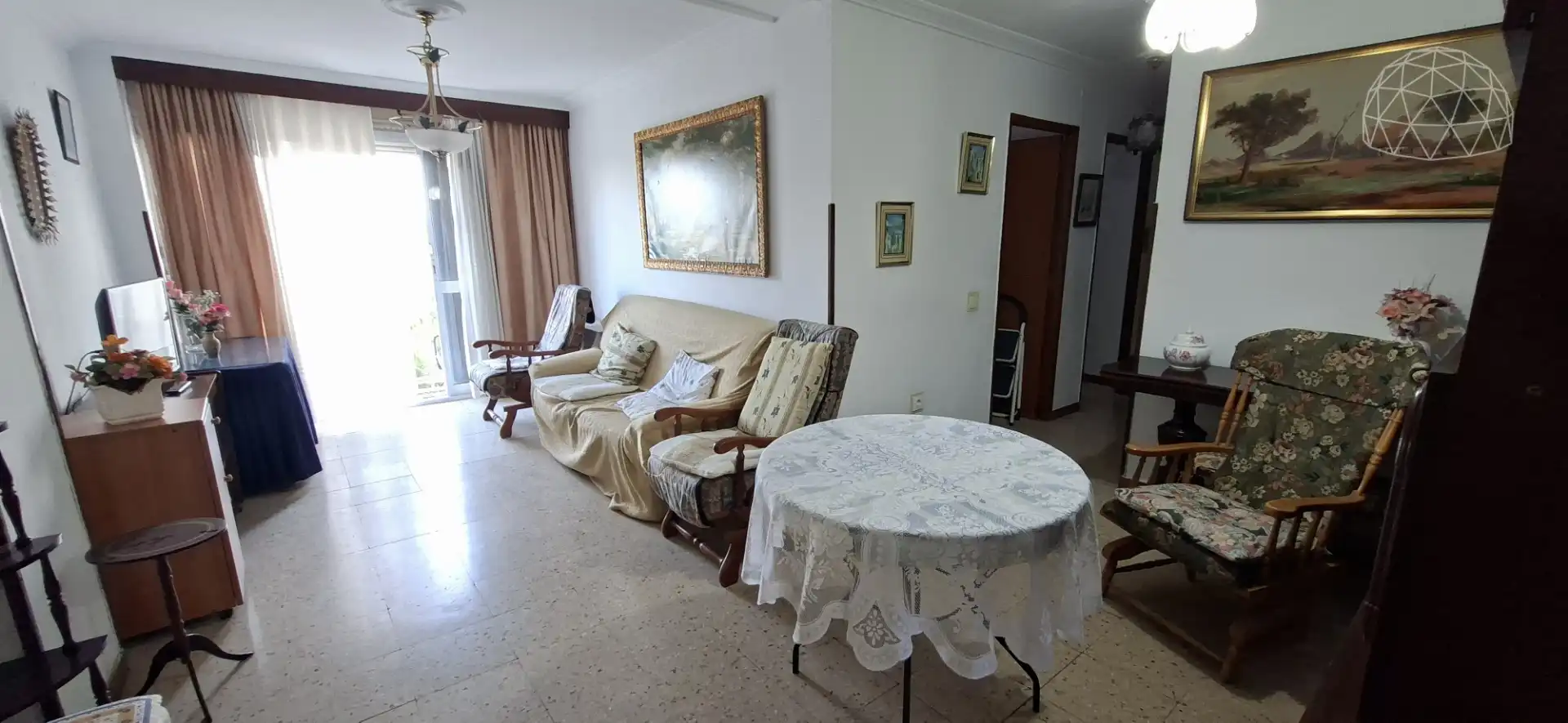 Wohnzimmer von Wohnung zum Verkauf in Sevilla mit Möbliert