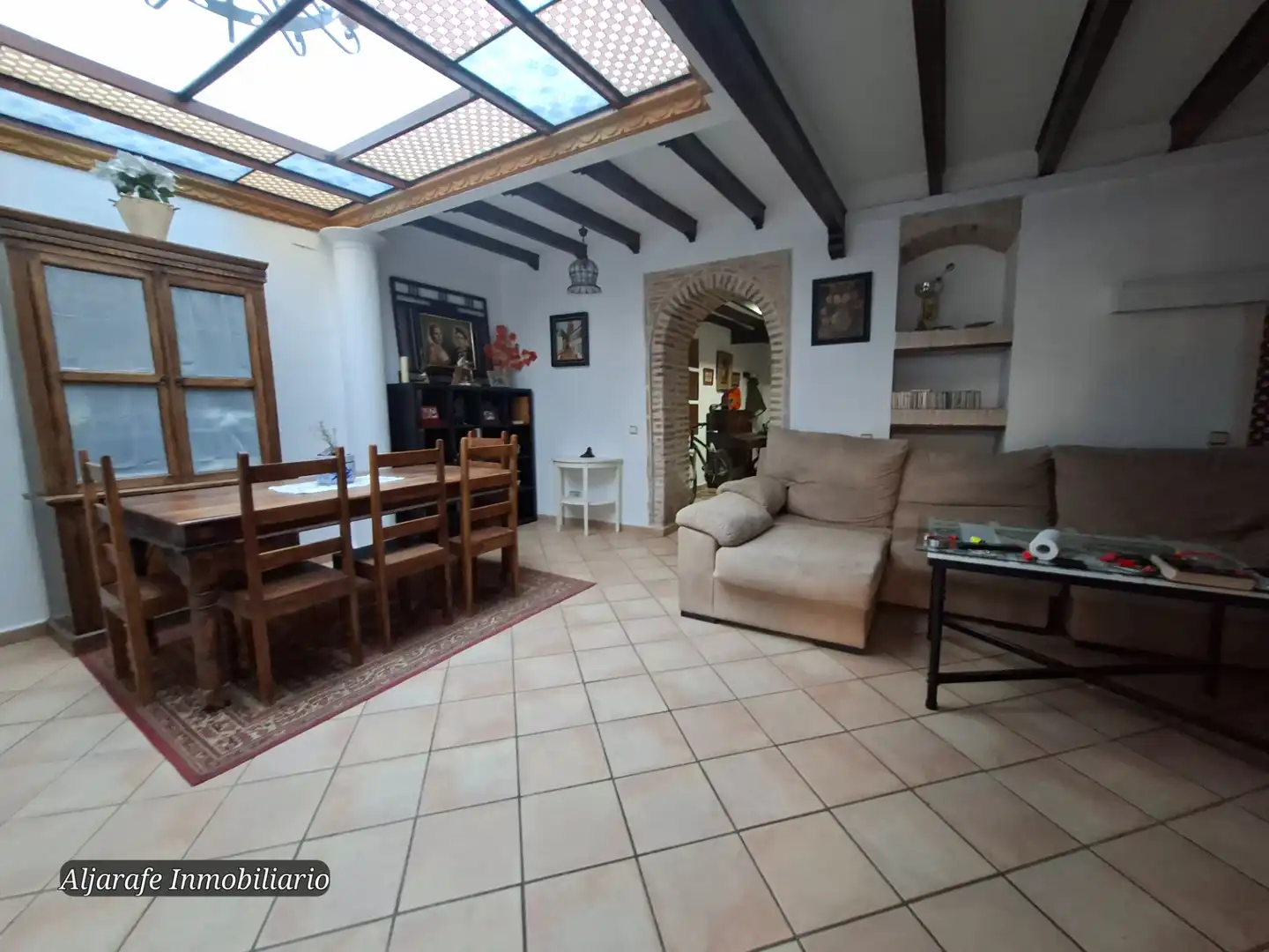Sala de estar de Casa o chalet en venta en Umbrete con Aire acondicionado, Calefacción y Terraza