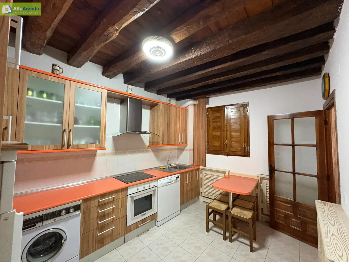 Cocina de Finca rústica en venta en Peñaranda de Duero con Calefacción, Trastero y Amueblado