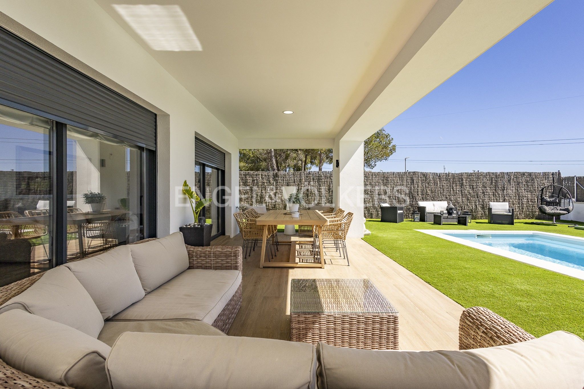 Terrassa de Casa o xalet en venda en Canyelles amb Aire condicionat, Calefacció i Jardí privat