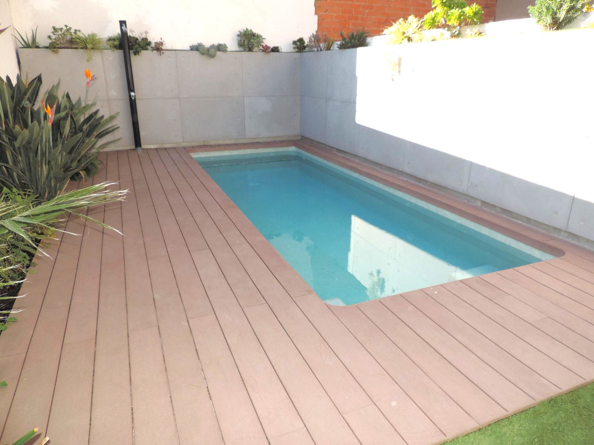 Piscina de Casa o xalet en venda en Badalona amb Aire condicionat, Calefacció i Jardí privat