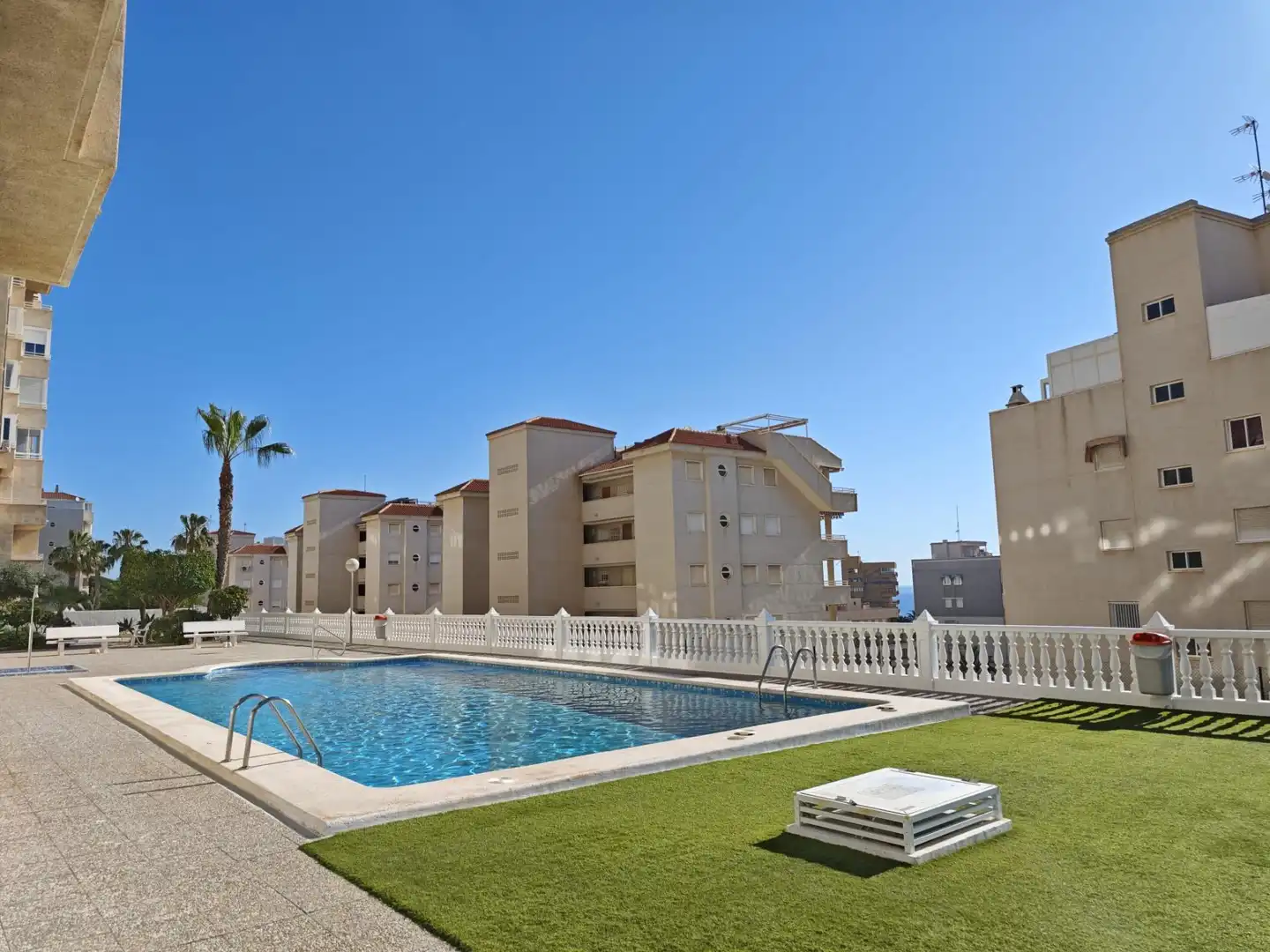 Piscina de Piso de alquiler en Elche / Elx con Amueblado y Piscina comunitaria