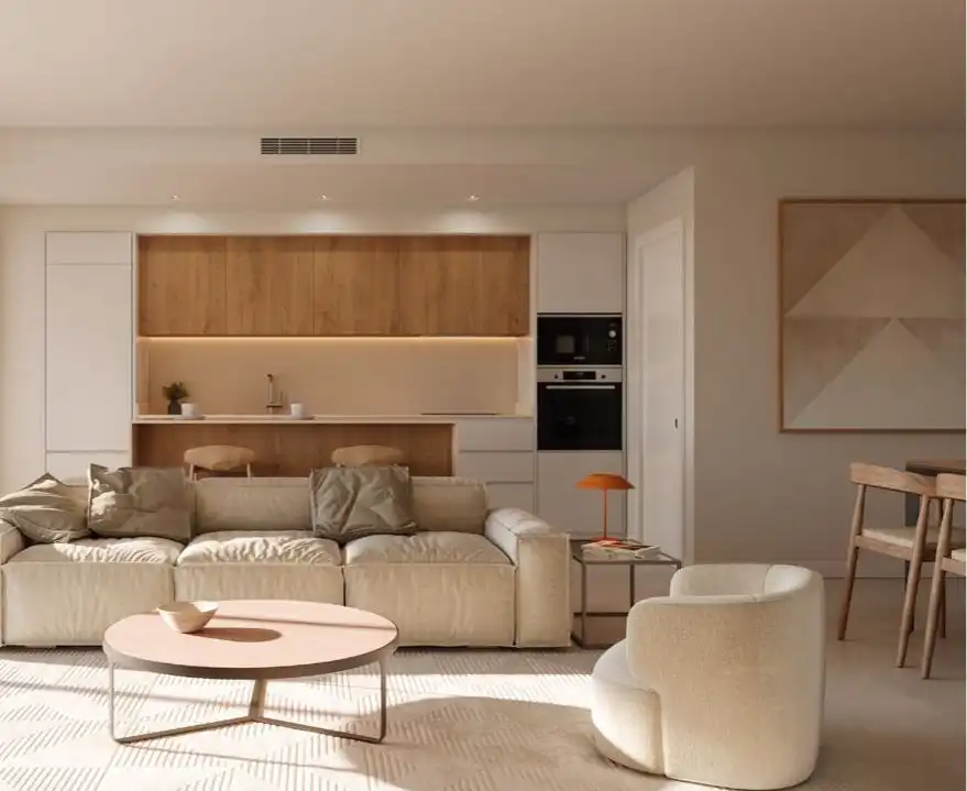 Sala de estar de Piso en venta en Rincón de la Victoria con Aire acondicionado, Calefacción y Terraza