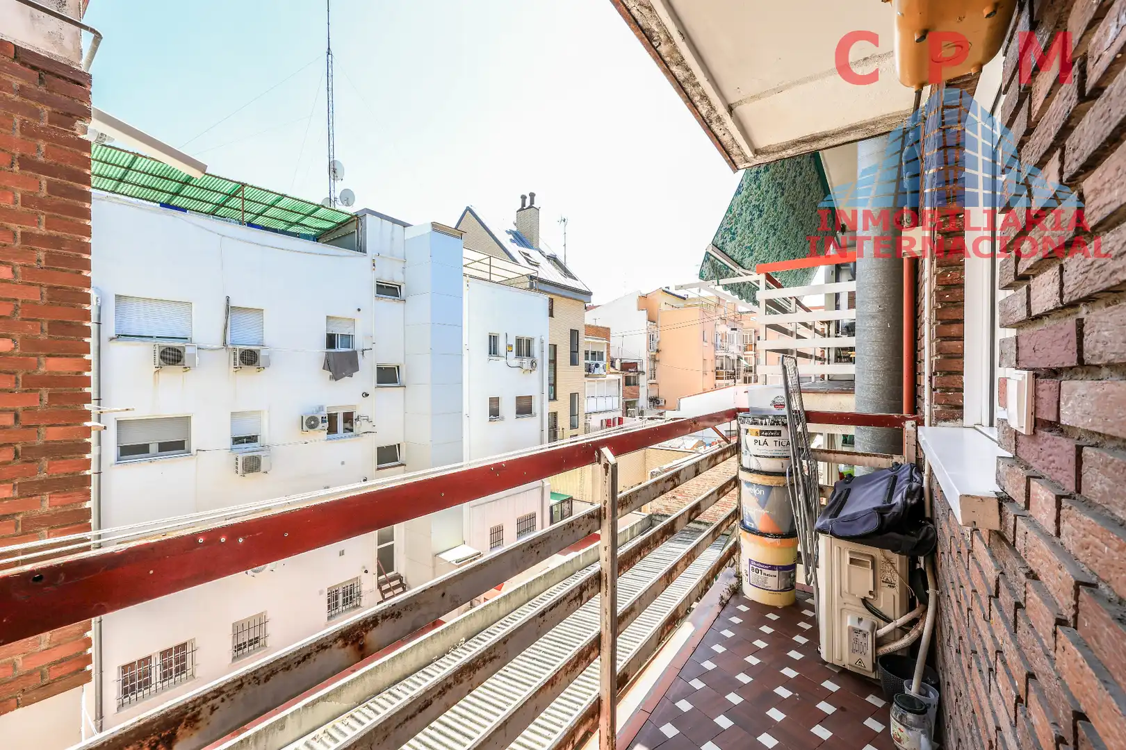 Terraza de Piso de alquiler en Madrid con Aire acondicionado, Calefacción y Parquet
