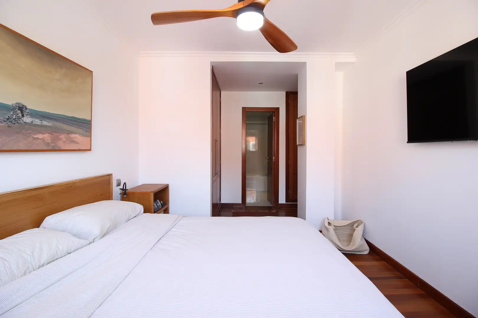 Bedroom of Duplexes for sale in Santander  with Heating, Parquet flooring and Terrace