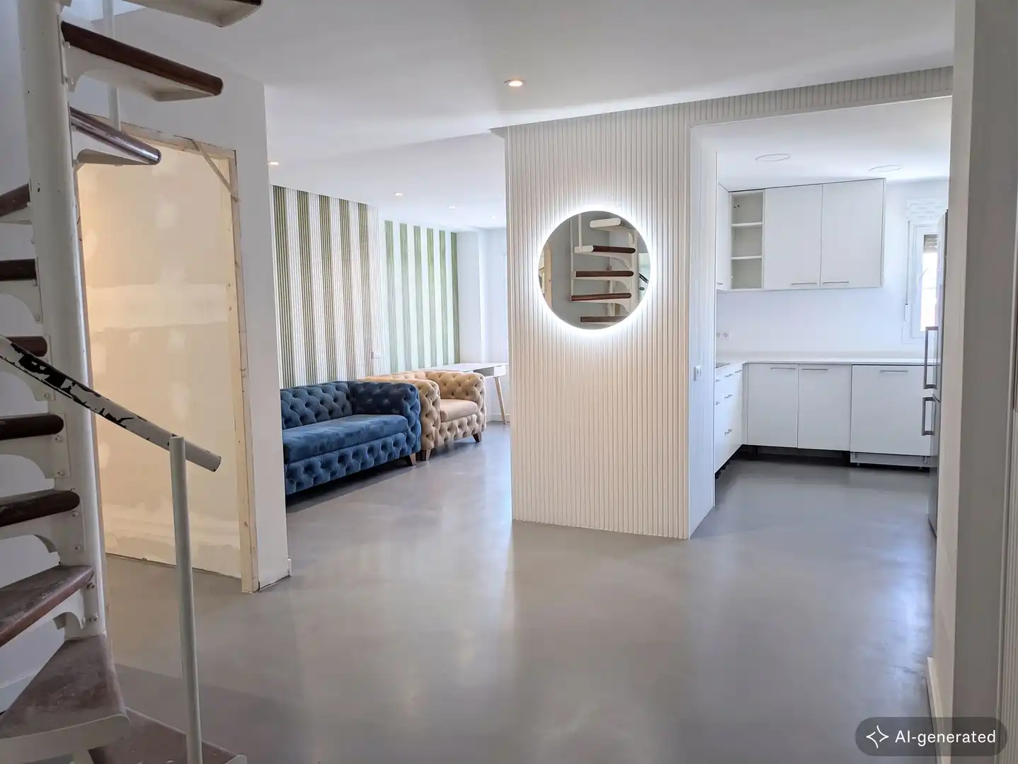 Dachboden zum Verkauf in Barcelona mit Heizung, Terrasse und Balkon