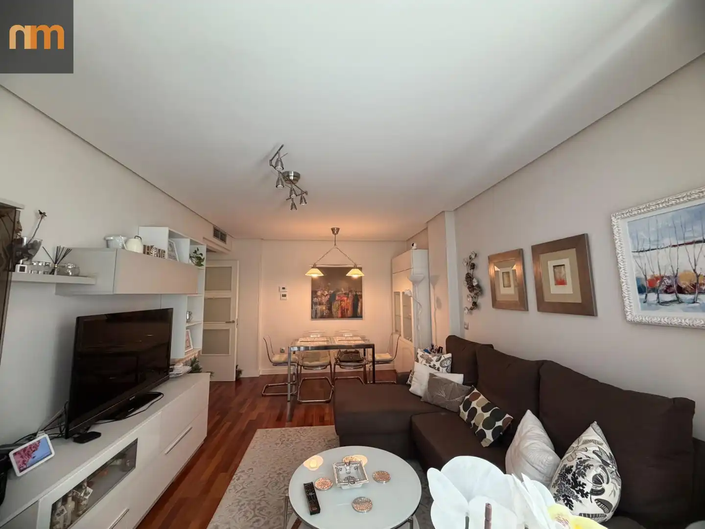 Living room of Flat for sale in Madrid  with Air Conditioner, Heating and Private garden