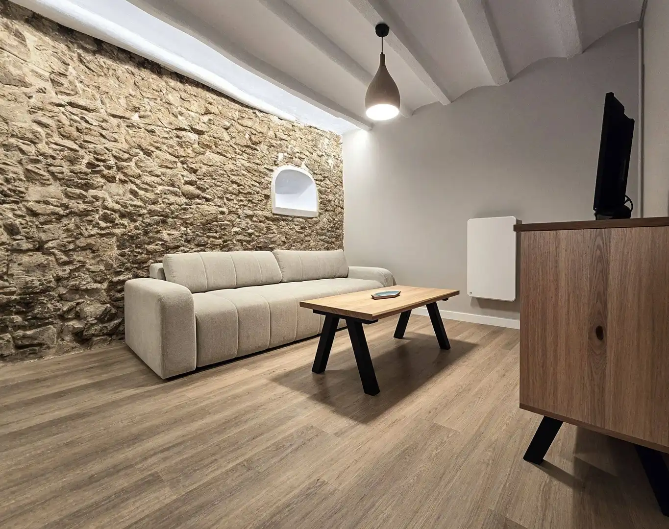Sala d'estar de Casa o xalet en venda en La Morera de Montsant amb Calefacció, Terrassa i Traster