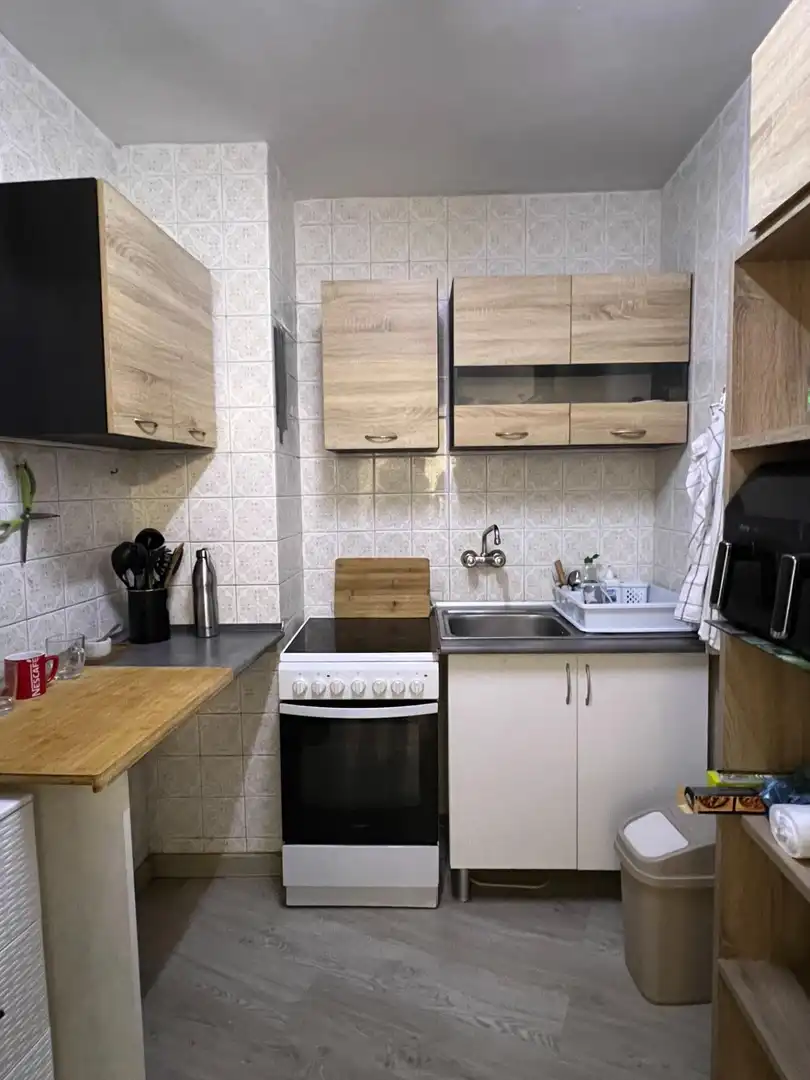 Cocina de Apartamento en venta en Calpe / Calp con Calefacción, Terraza y Amueblado