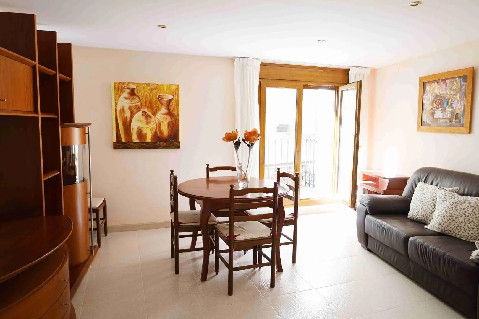 Sala de estar de Casa o chalet en venta en Torrecilla de Alcañiz con Aire acondicionado, Terraza y Trastero
