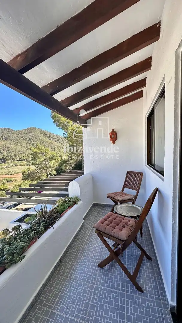 Terrace of Duplexes for rent in Santa Eulària des Riu  with Air Conditioner, Terrace and Swimming Pool