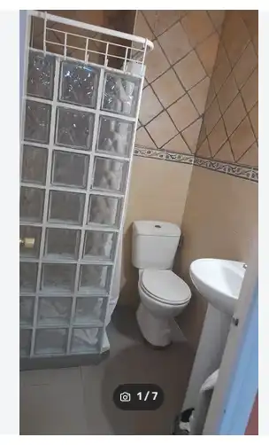 Baño de Apartamento en venta en Medina de Pomar con Calefacción, Terraza y Amueblado
