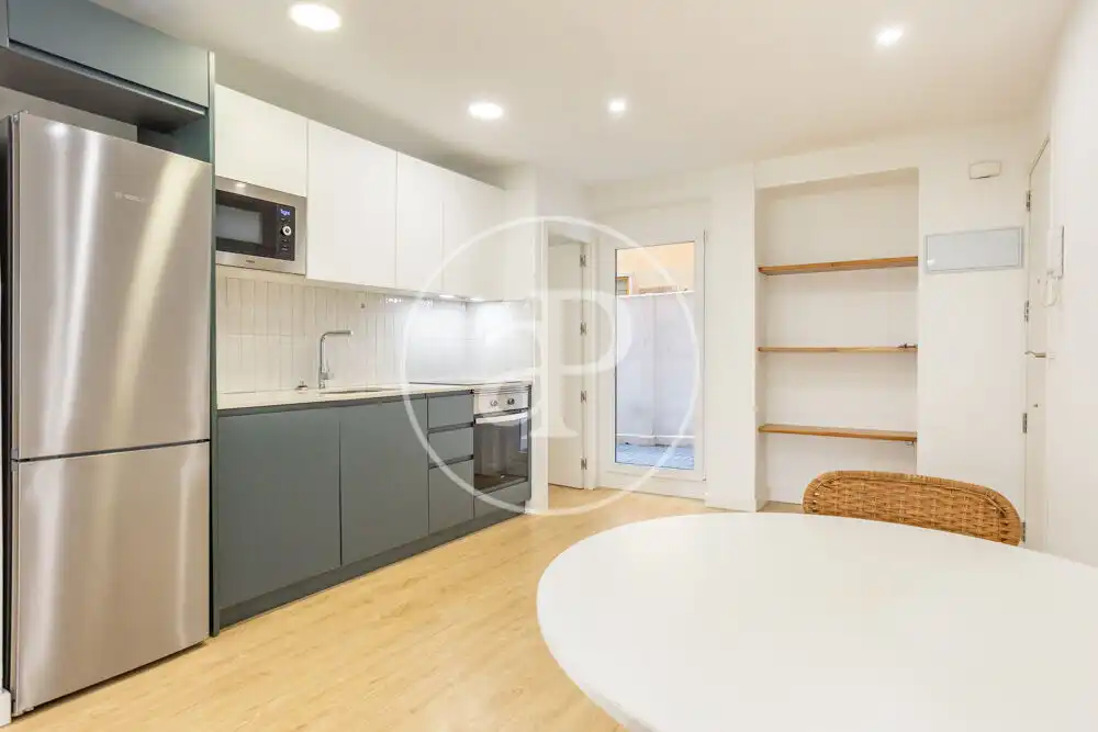 Küche von Wohnung zur Miete in Valencia mit Klimaanlage, Heizung und Terrasse