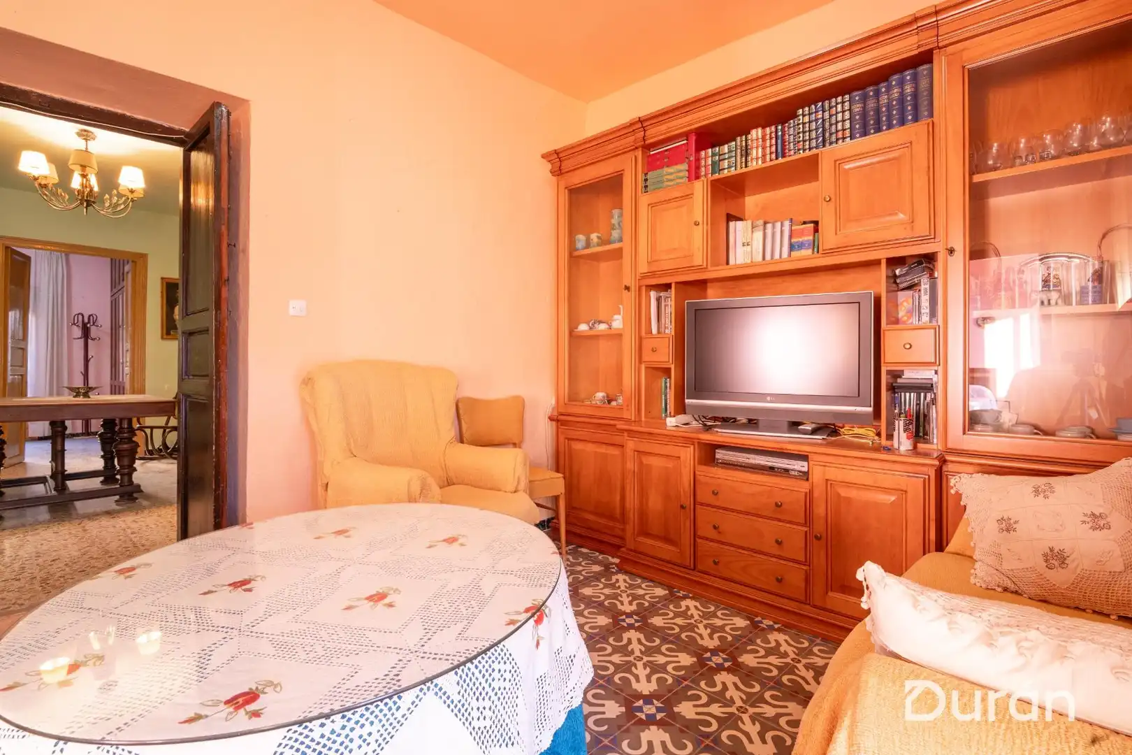 Sala d'estar de Finca rústica en venda en Alcolea amb Aire condicionat, Jardí privat i Traster