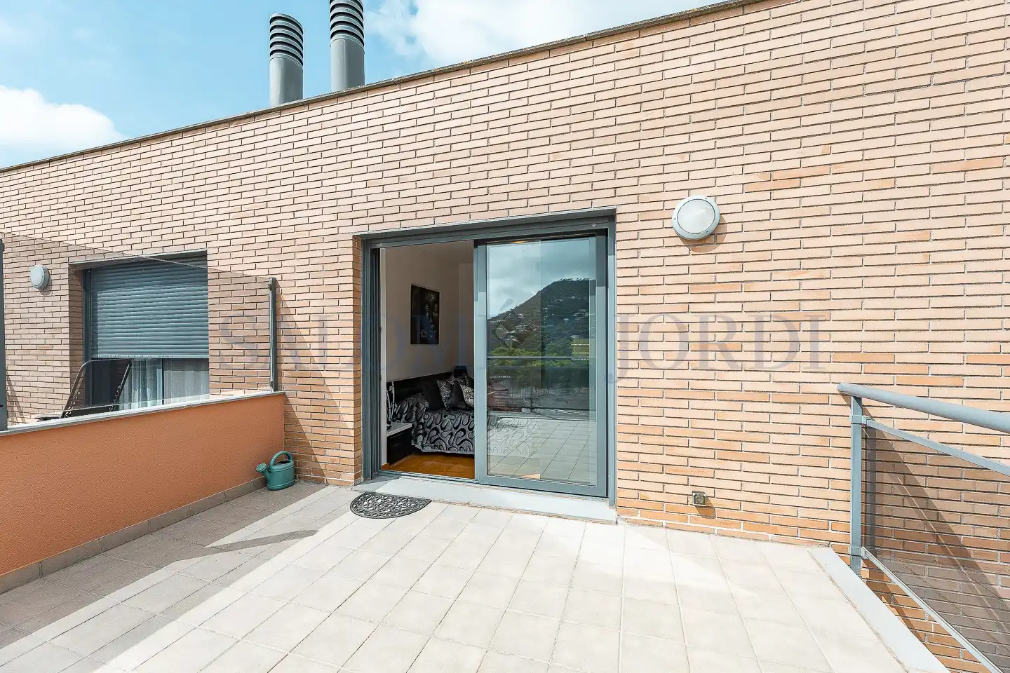 Terrassa de Casa adosada en venda en Cabrils amb Aire condicionat, Calefacció i Jardí privat