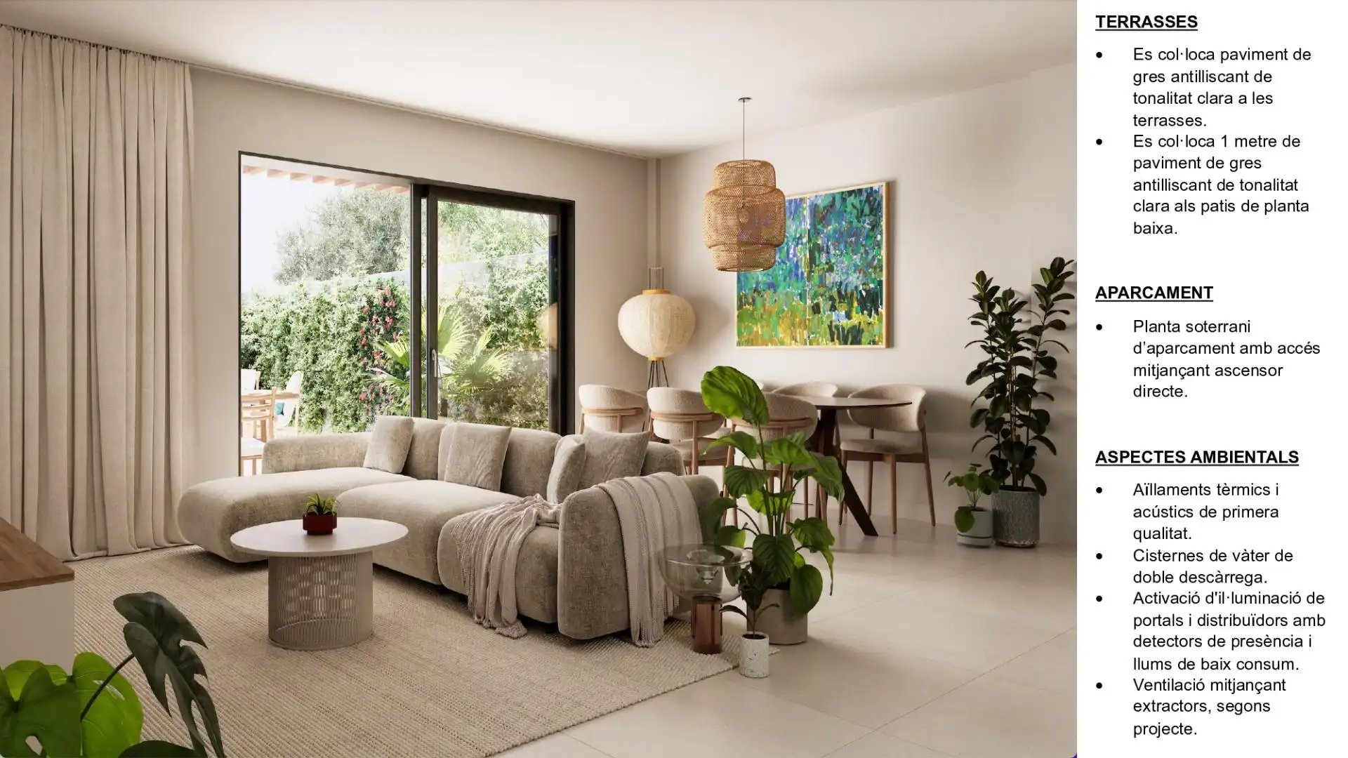 Sala d'estar de Dúplex en venda en Santpedor amb Aire condicionat, Calefacció i Jardí privat