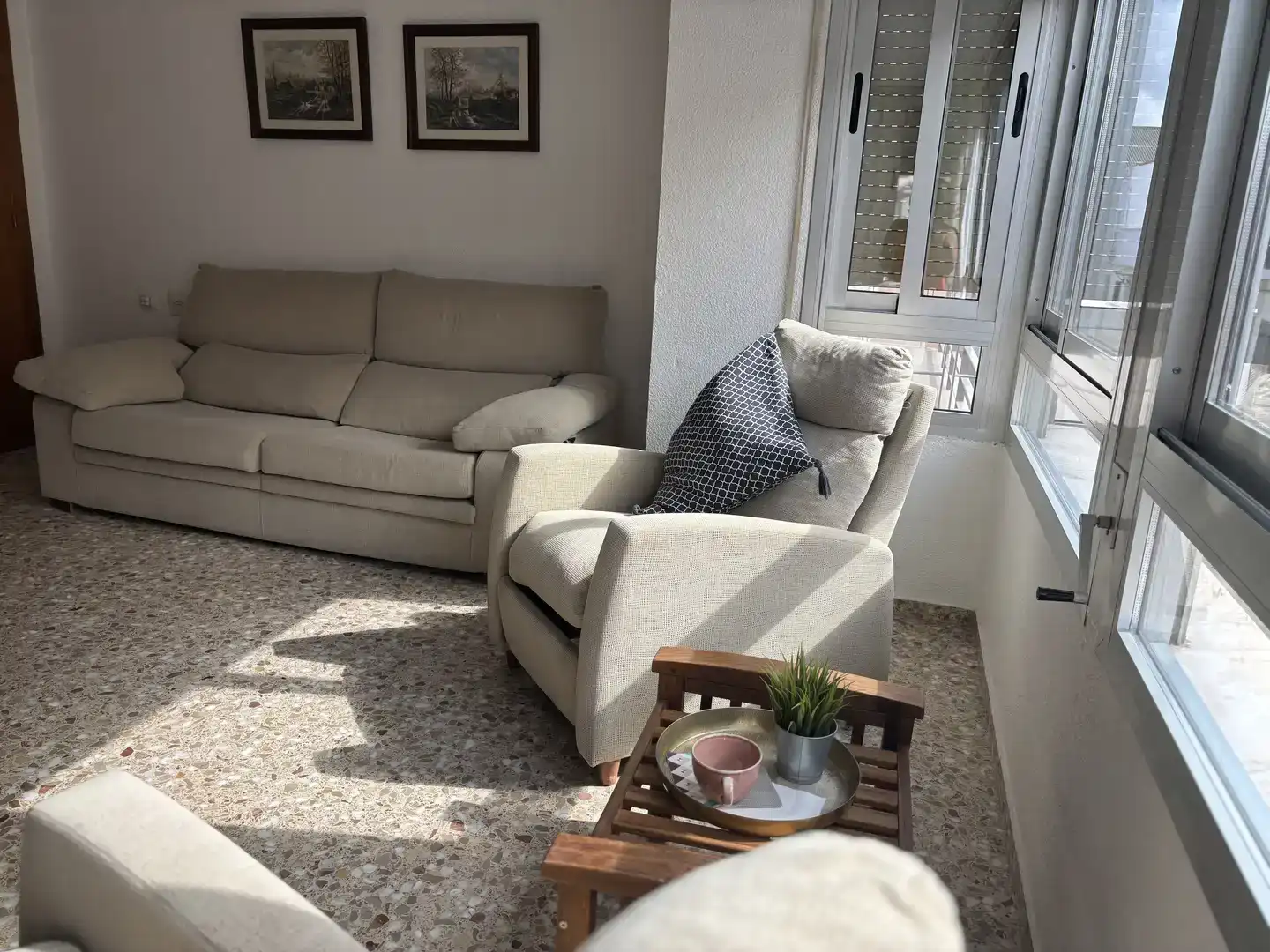 Wohnzimmer von Wohnung zur Miete in Faura, Valencia