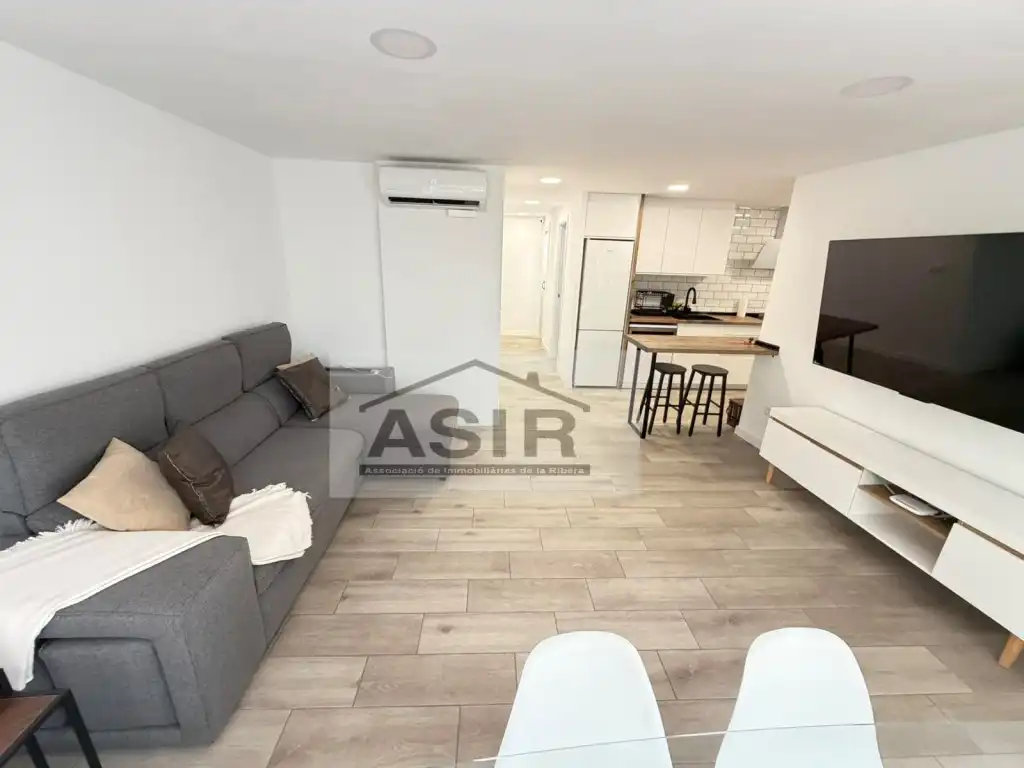 Sala de estar de Piso en venta en Alzira con Aire acondicionado
