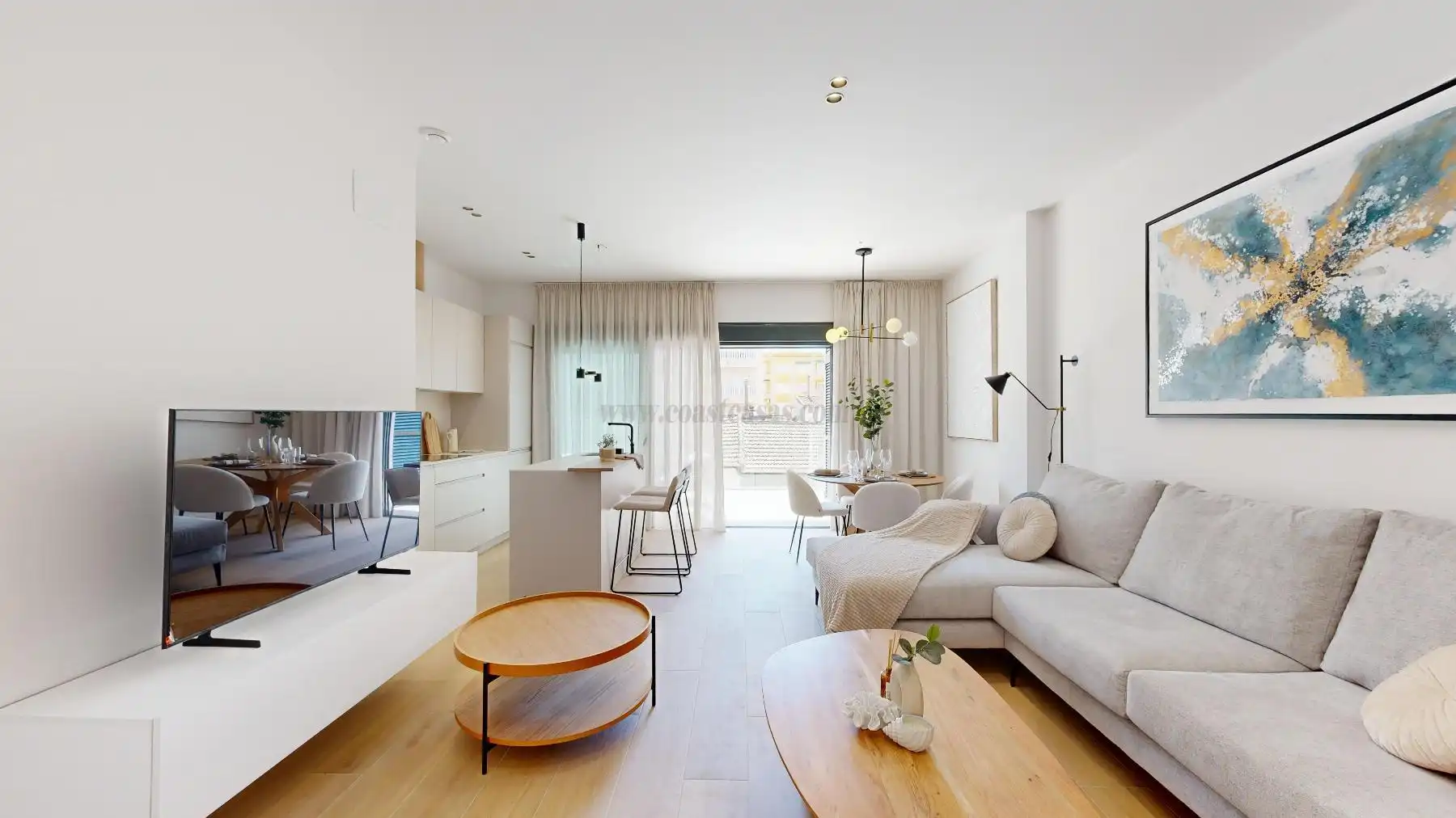 Apartamento con piscina en venta en Pueblo