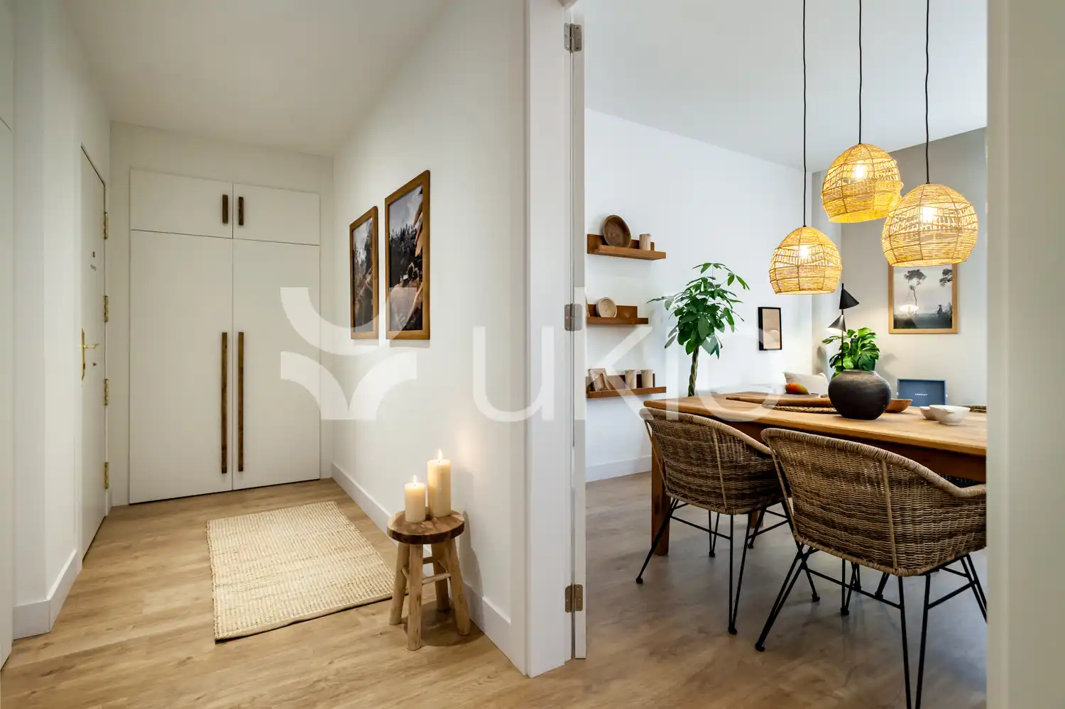Sala de estar de Apartamento de alquiler en Barcelona con Aire acondicionado, Amueblado y Horno