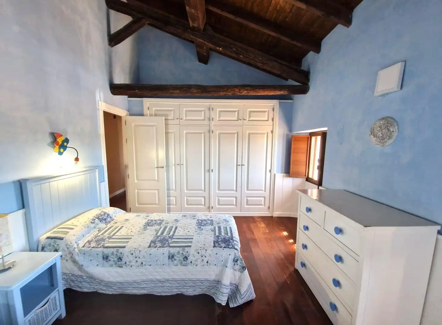 Bedroom of Houses for sale in Oliva de Plasencia  with Air Conditioner, Heating and Private garden