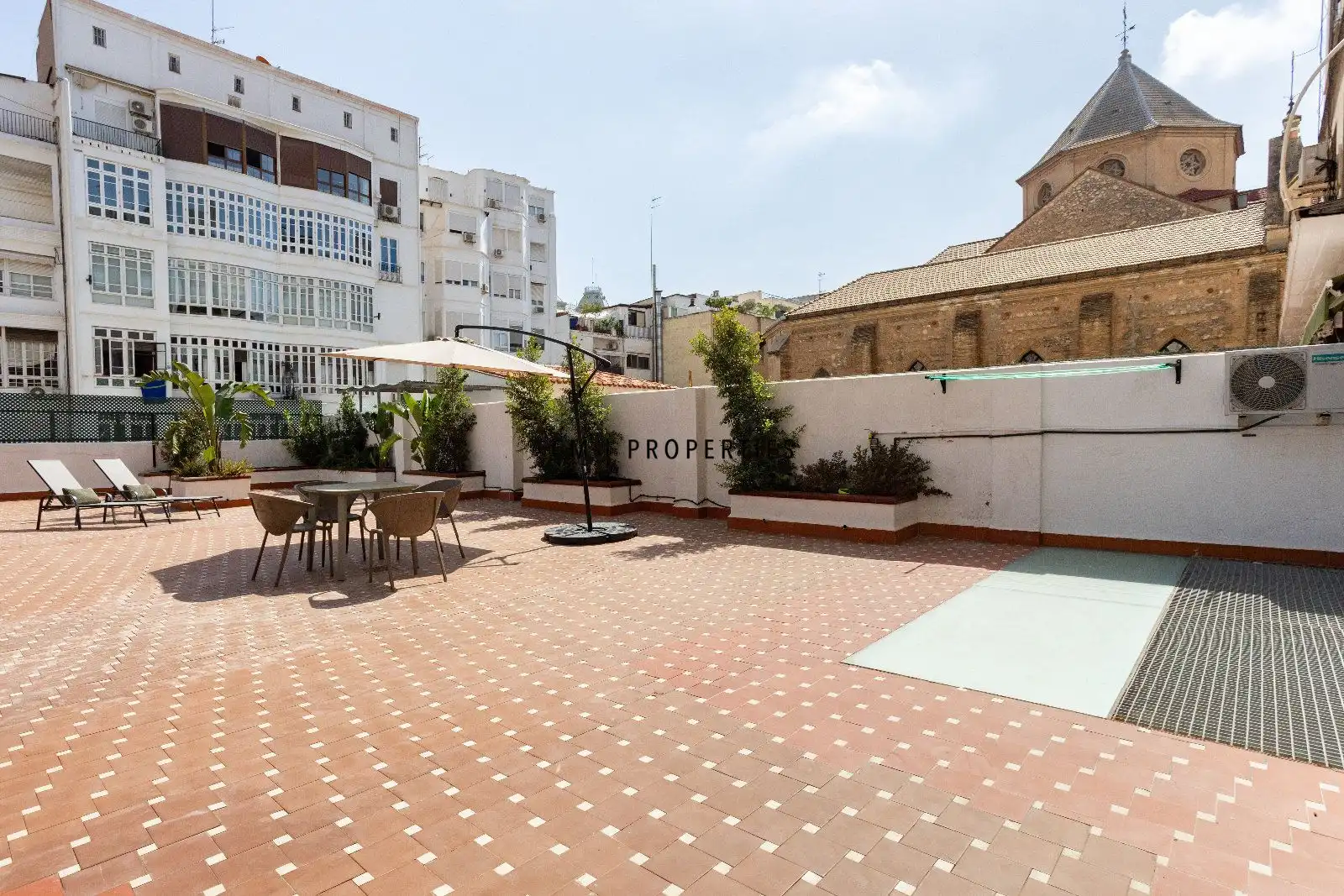 Terrassa de Pis de lloguer en Valencia amb Aire condicionat, Calefacció i Parquet