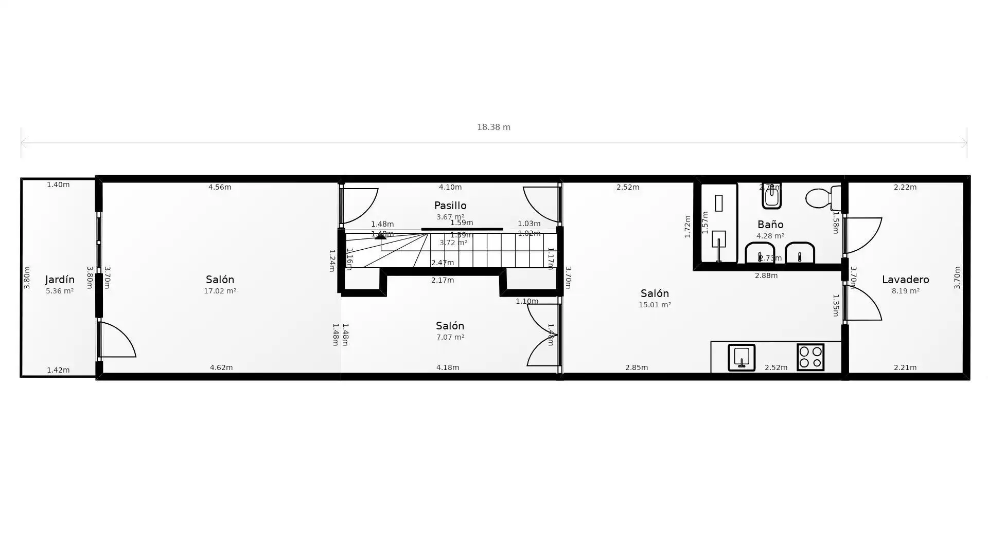 Terraced house for sale in Avenida CARLOS HAYA, imagen 65