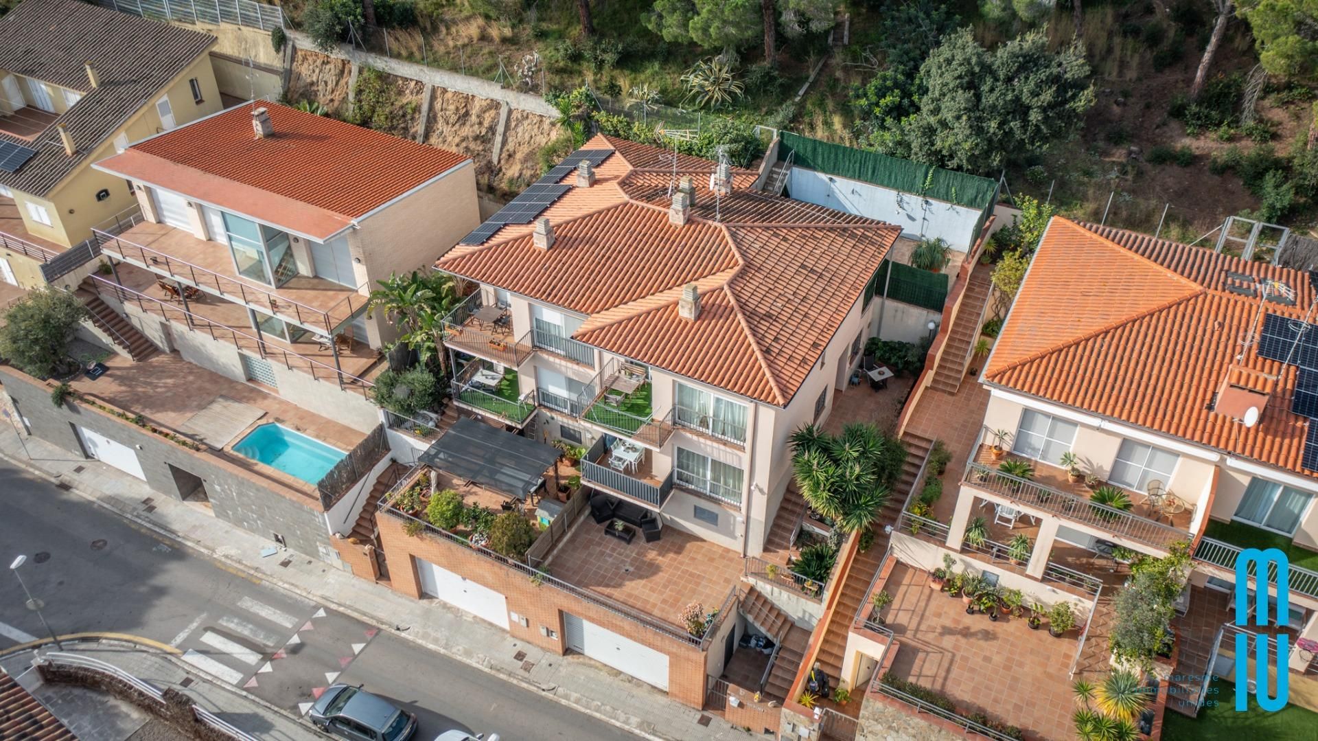 Exterior view of Single-family semi-detached for sale in Sant Pol de Mar  with Heating, Private garden and Terrace