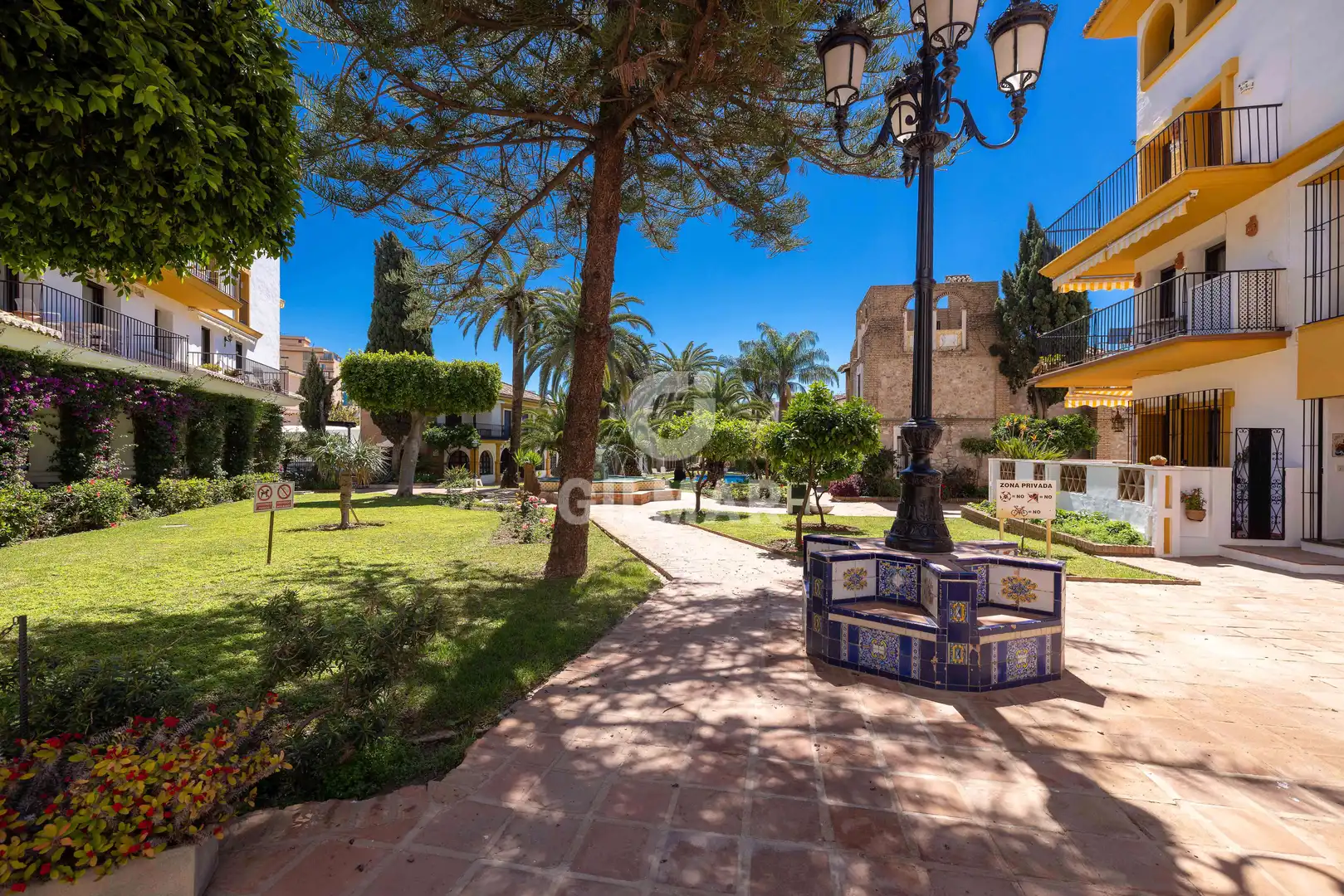 Garden of Flat for sale in Fuengirola  with Heating, Private garden and Swimming Pool