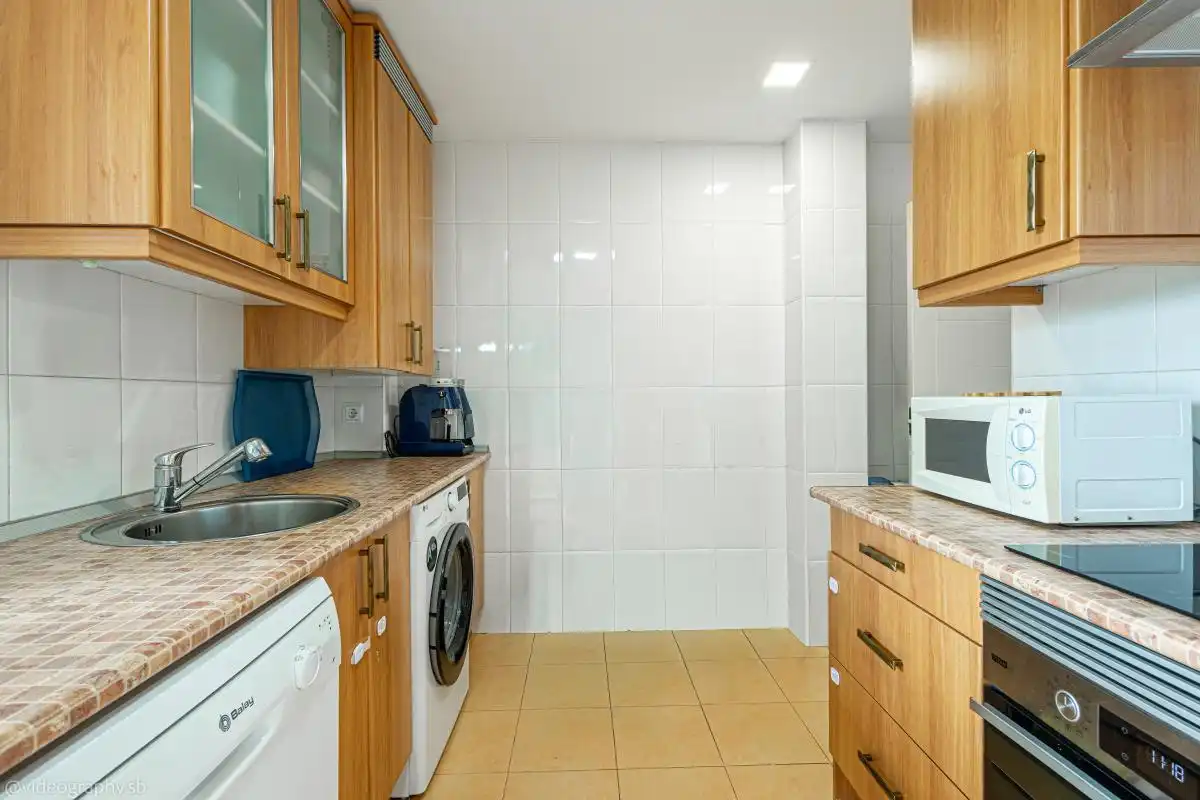 Cocina de Casa adosada en venta en Collado Mediano con Calefacción, Jardín privado y Terraza
