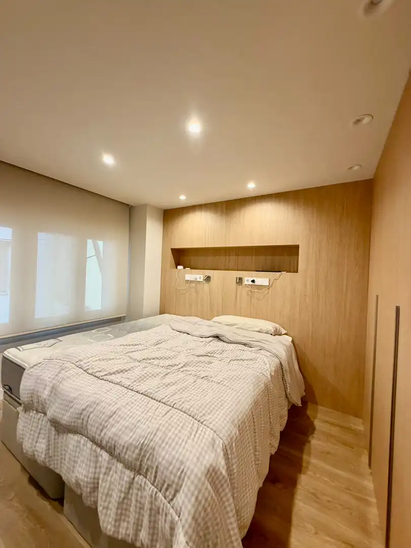Bedroom of Flat for rent in Gijón   with Heating and Furnished