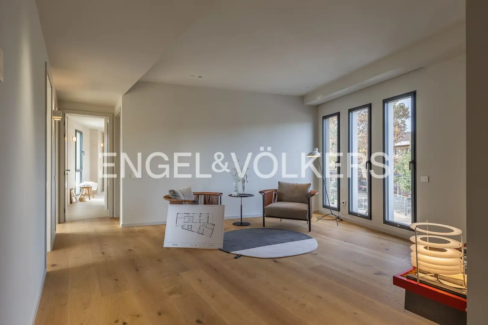 Living room of Houses for sale in Sant Cugat del Vallès  with Air Conditioner, Heating and Private garden