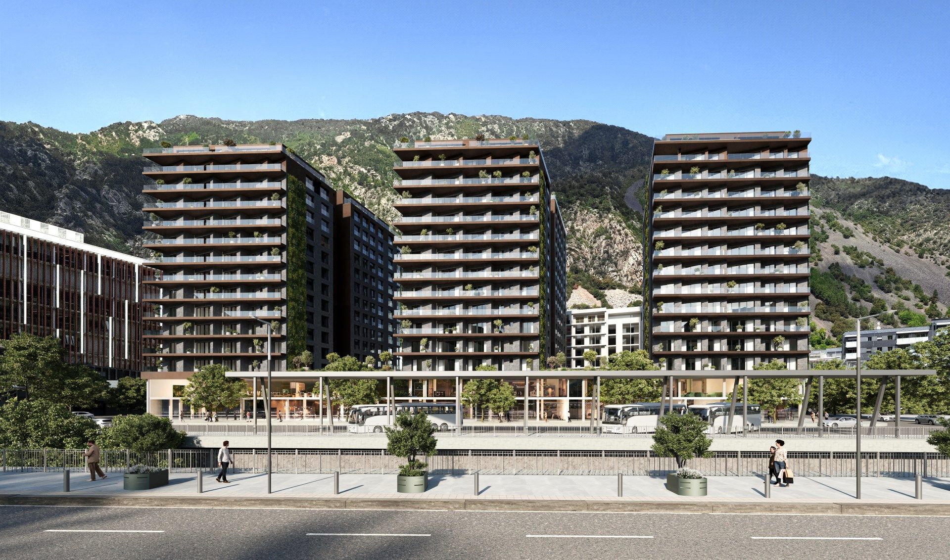 Exterior view of Flat for sale in Andorra la Vella  with Heating and Balcony