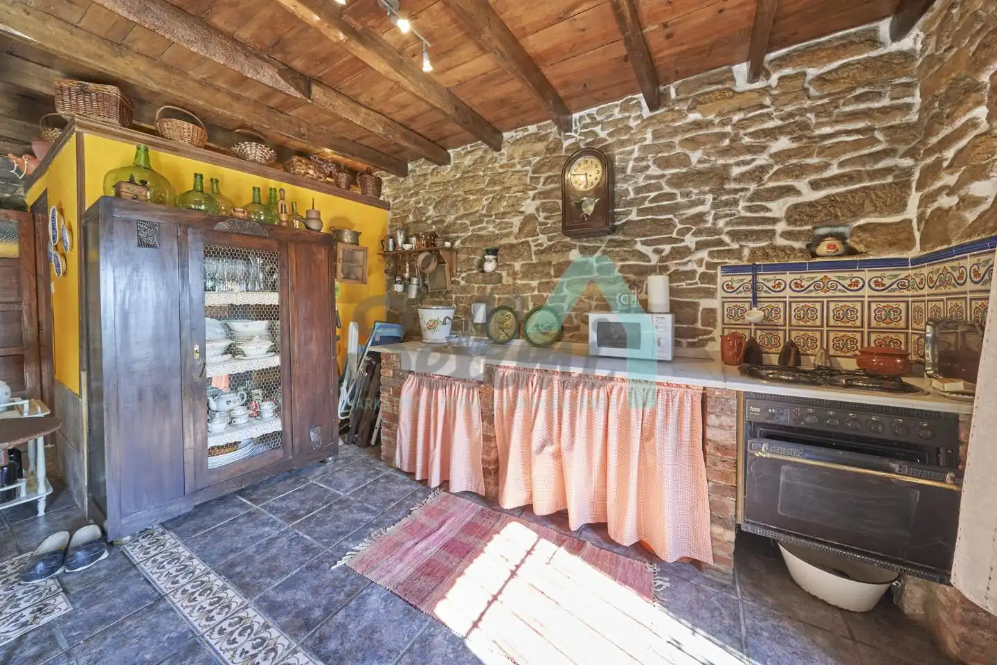 Kitchen of Houses for sale in Langreo  with Private garden and Balcony