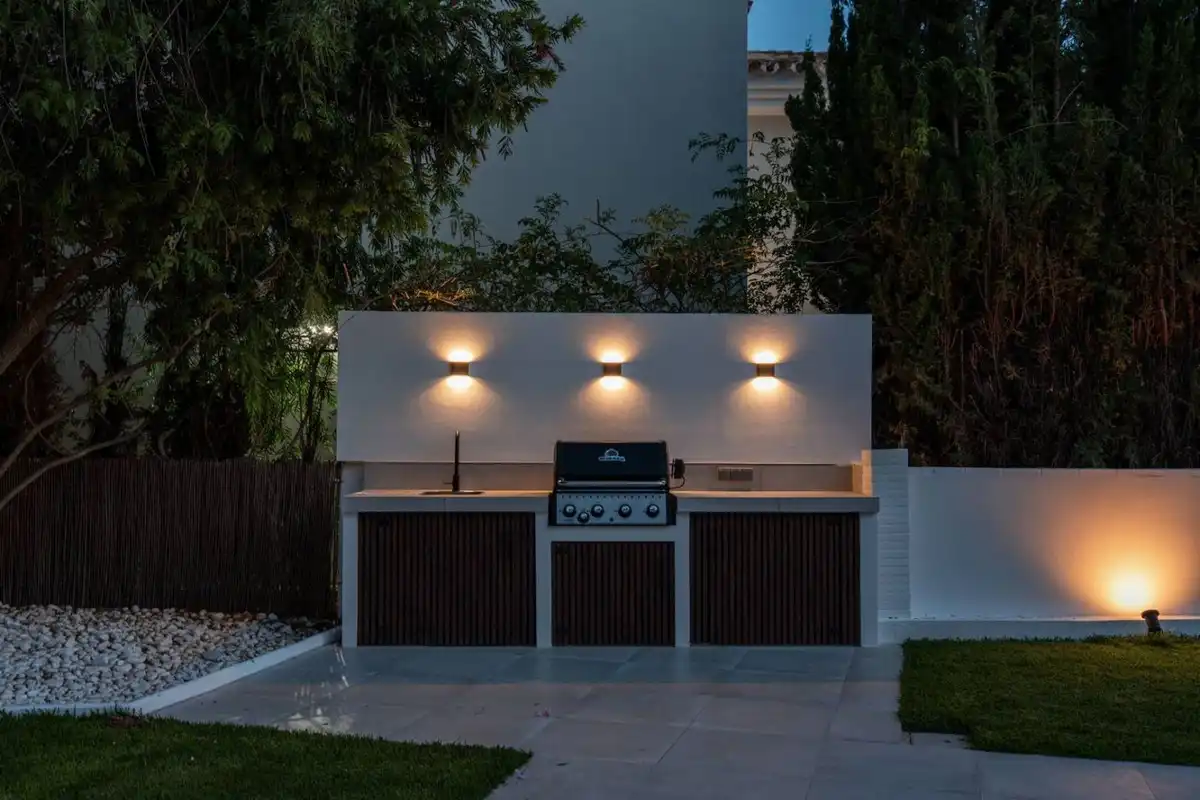 Terraza de Casa o chalet de alquiler en Estepona con Aire acondicionado, Jardín privado y Terraza