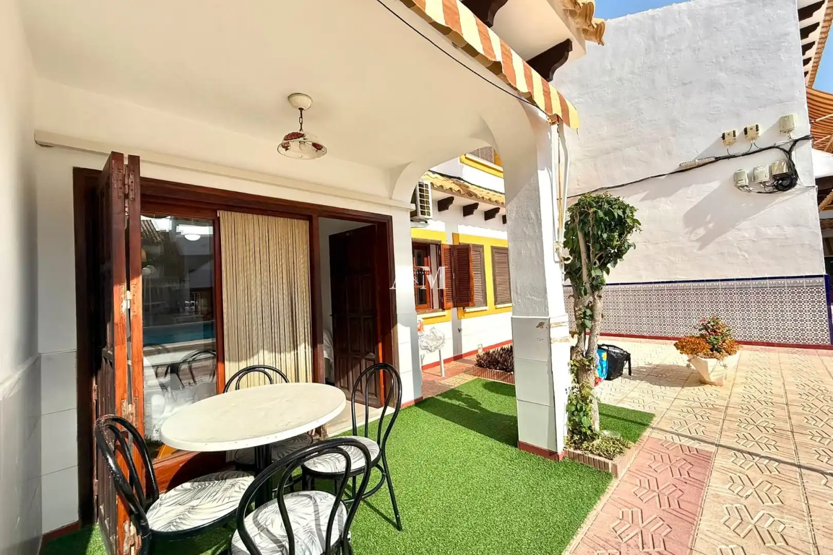 Terrace of Flat for rent in Pilar de la Horadada  with Air Conditioner, Heating and Terrace
