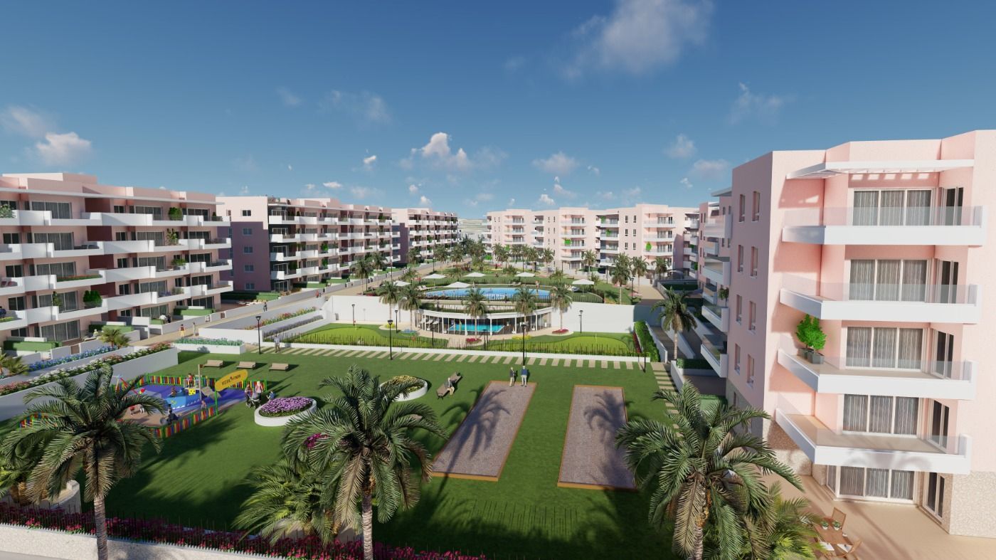 Vista exterior de Apartament en venda en Guardamar del Segura amb Terrassa, Jacuzzi i Piscina comunitària