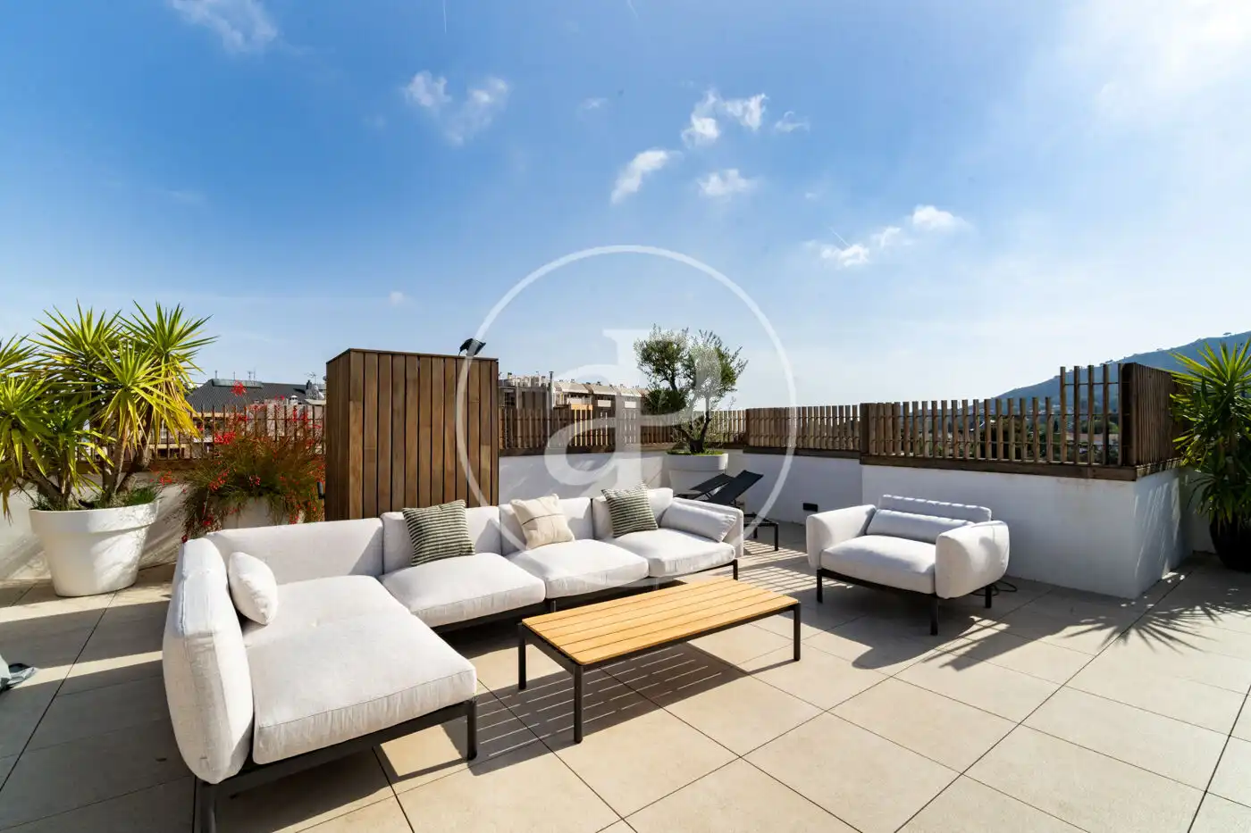 Terraza de Piso de alquiler en Barcelona con Aire acondicionado, Calefacción y Terraza