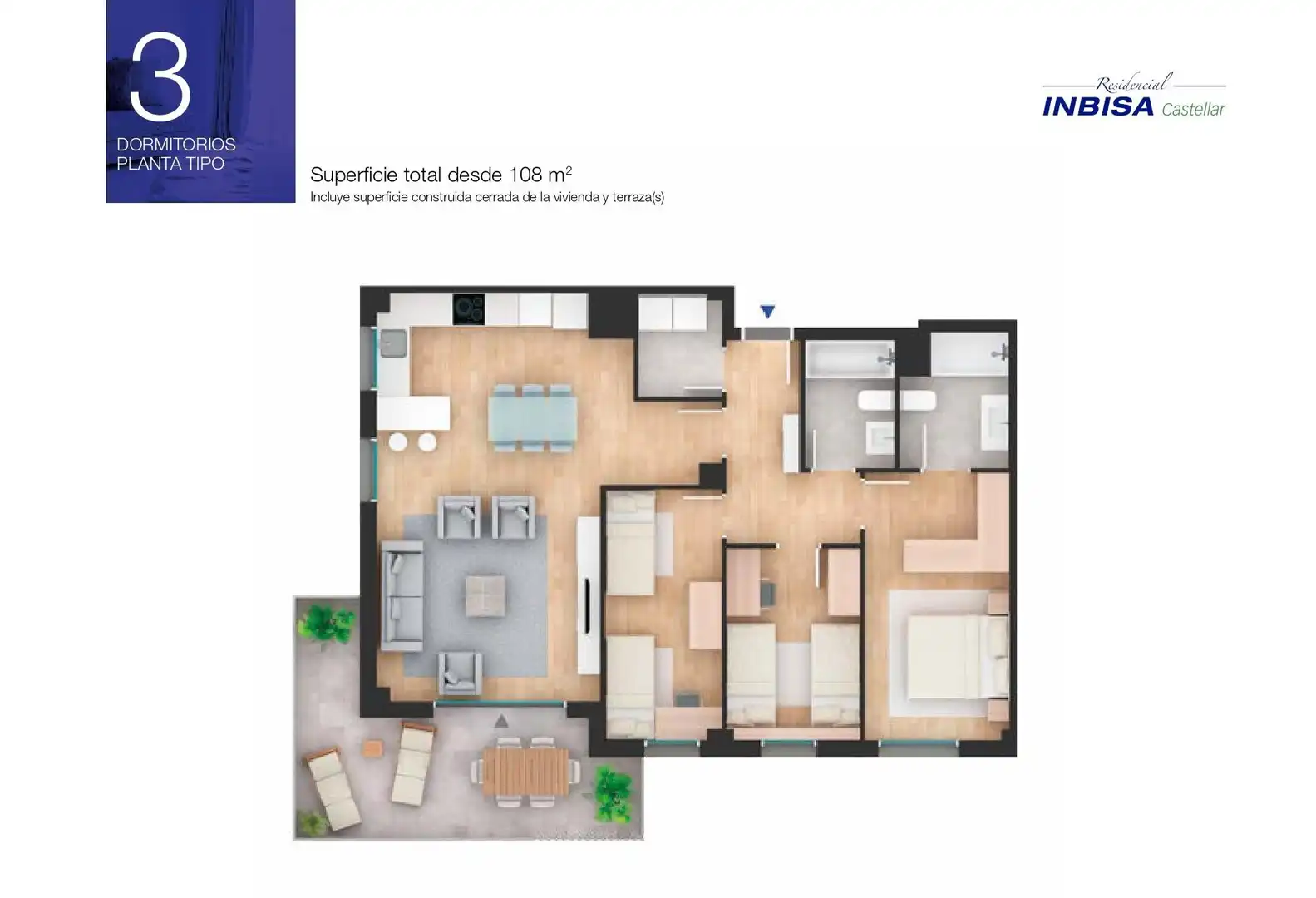 Piso en venta en Castellar del Vallès con Calefacción, Jardín privado y Parquet