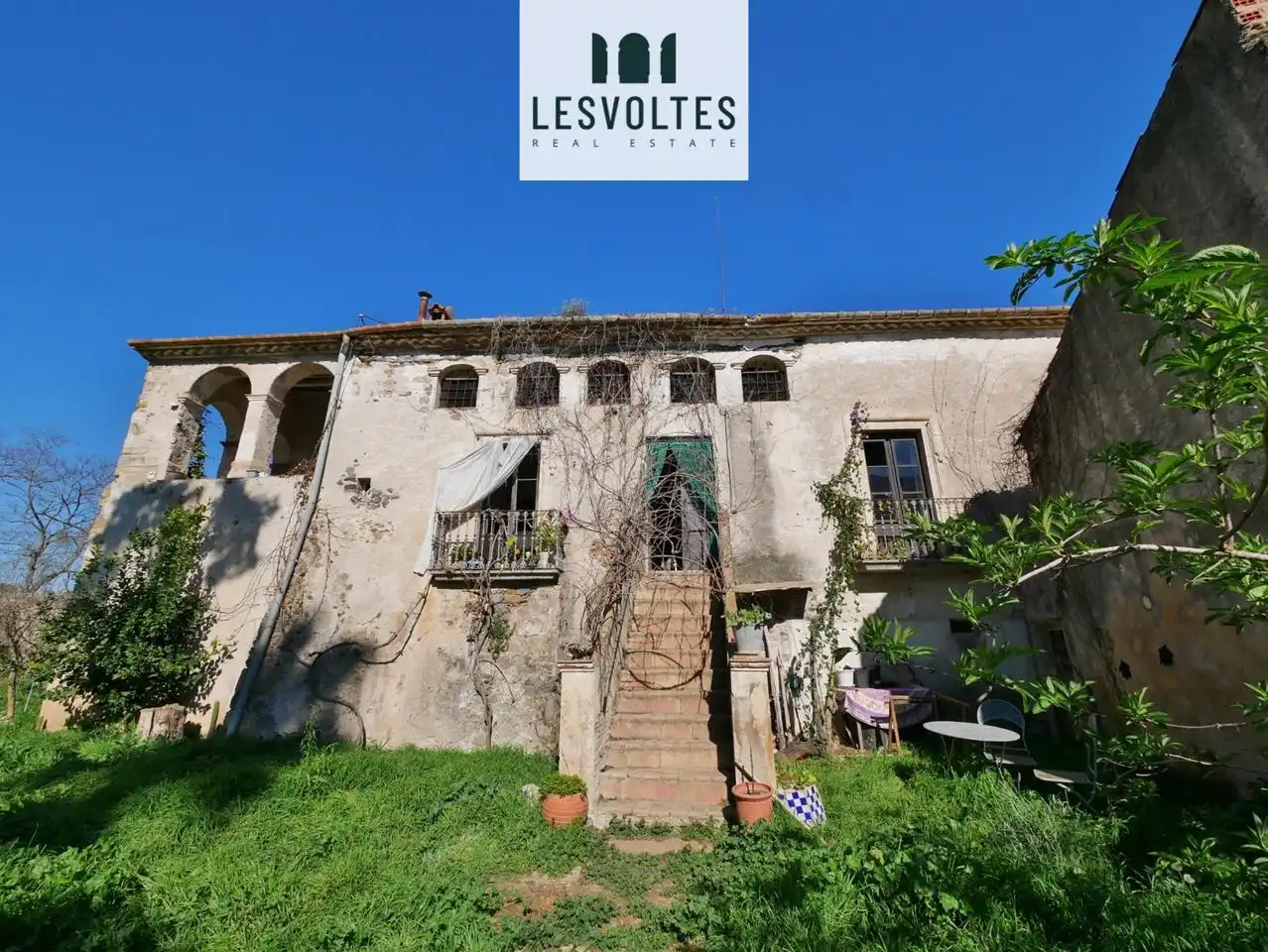 Vista exterior de Finca rústica en venda en Rupià amb Jardí privat i Terrassa
