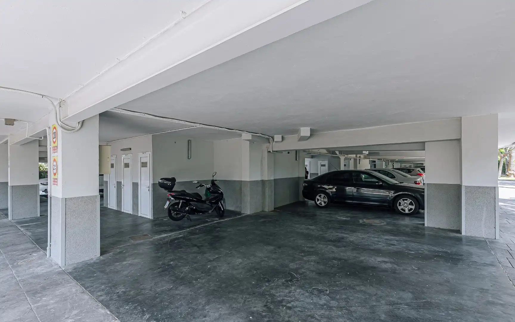 Parking of Flat for sale in Castelldefels  with Air Conditioner, Heating and Private garden